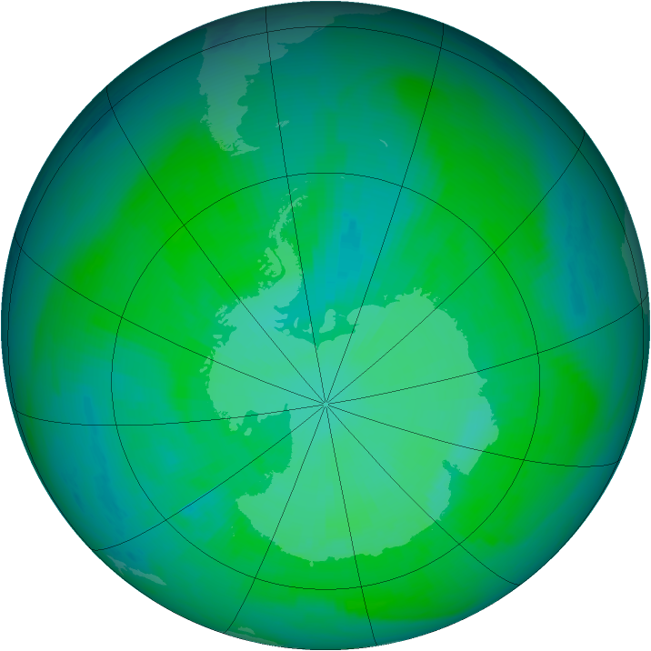 Ozone Map 1988-12-31